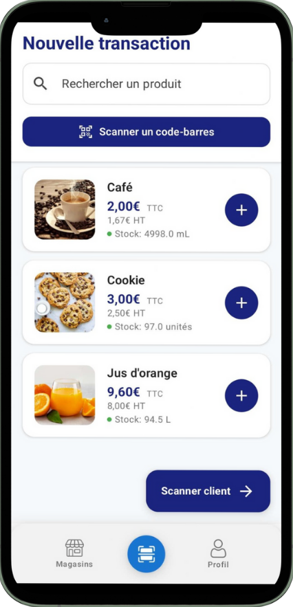 Gestion de stock - App mobile